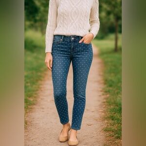 LC Lauren Conrad Blue Skinny Jeans